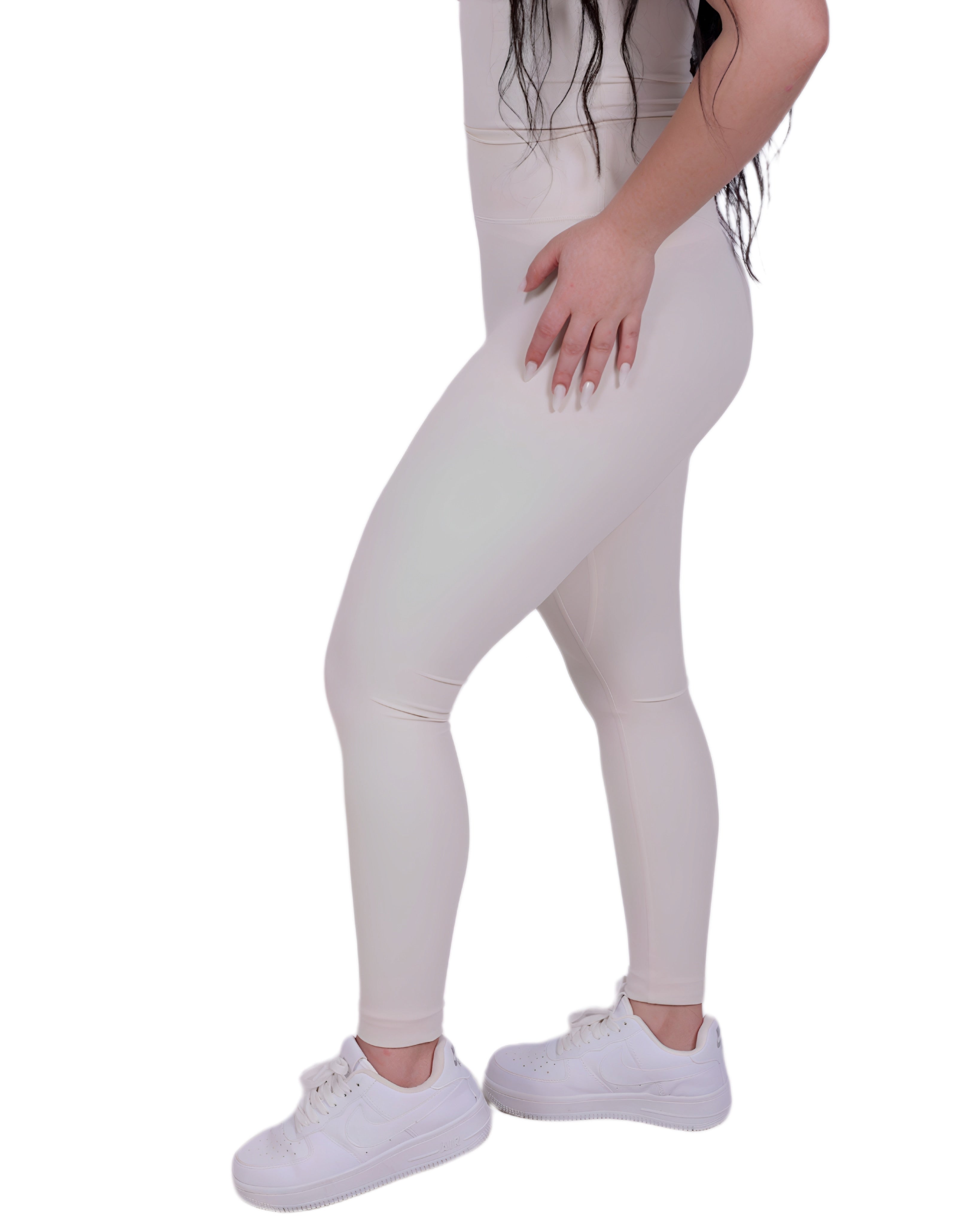 Second Skin™ Leggings Ivory – Figure-hugging & flexible