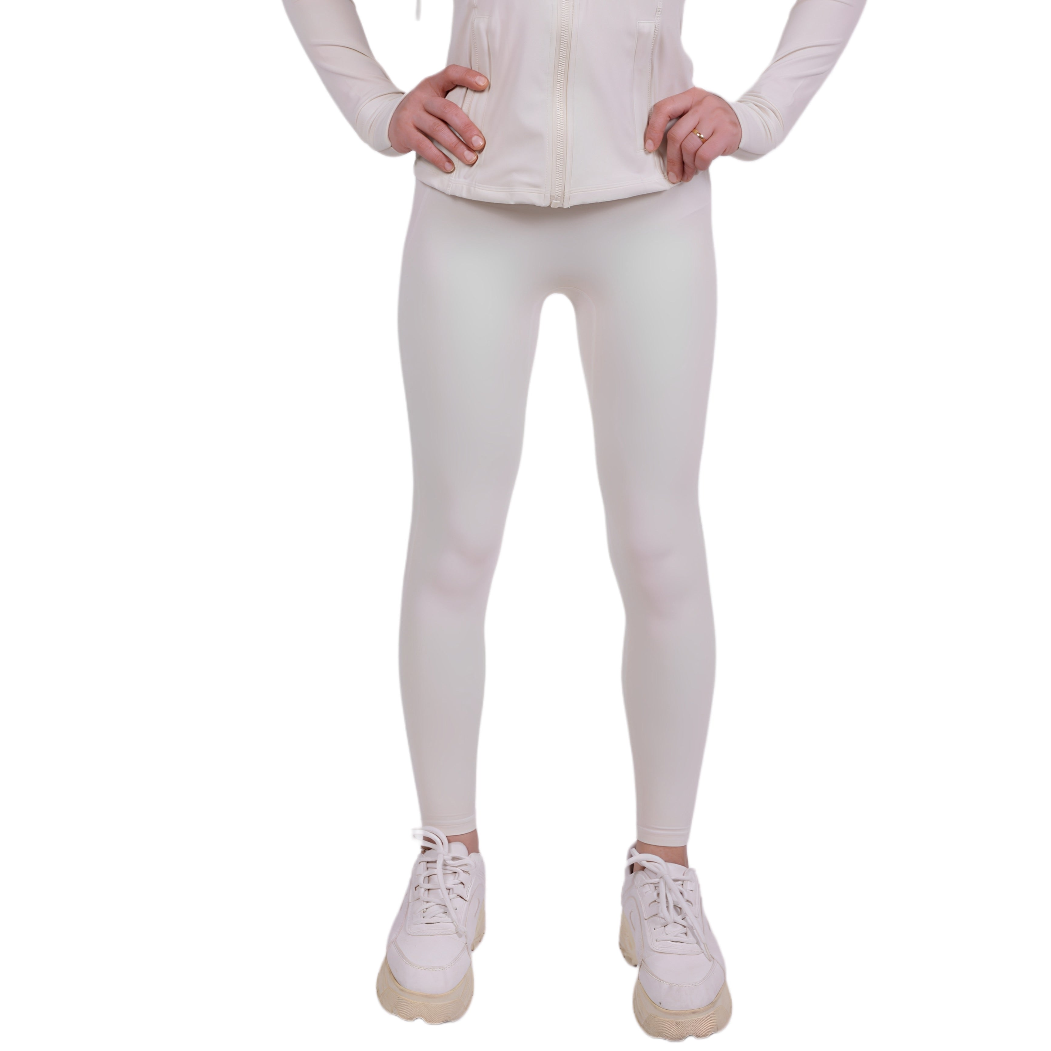 Sharp Fit™ Leggings Ivory – Figure-hugging & flexible