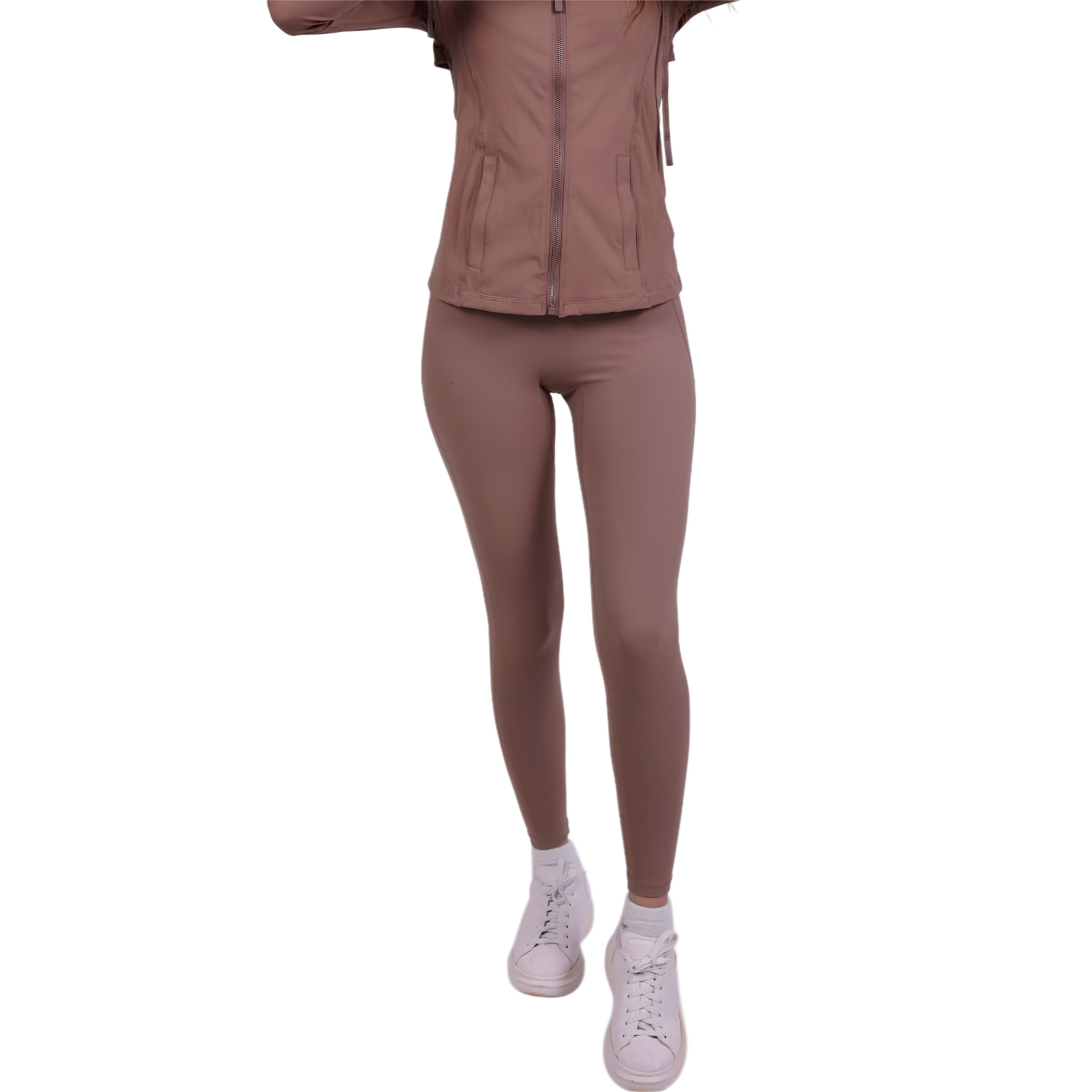 Sharp Fit™ Leggings Brown – Figure-hugging & flexible