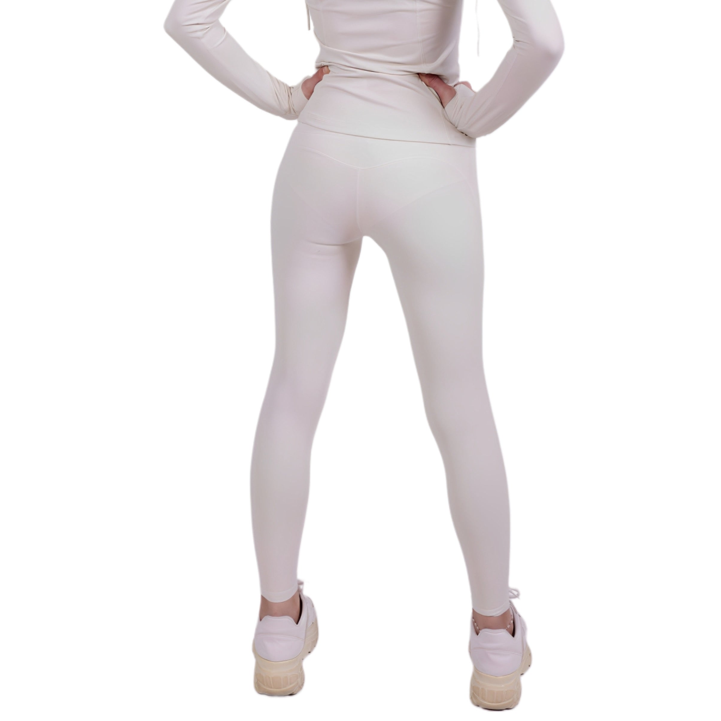Sharp Fit™ Leggings Ivory – Figure-hugging & flexible