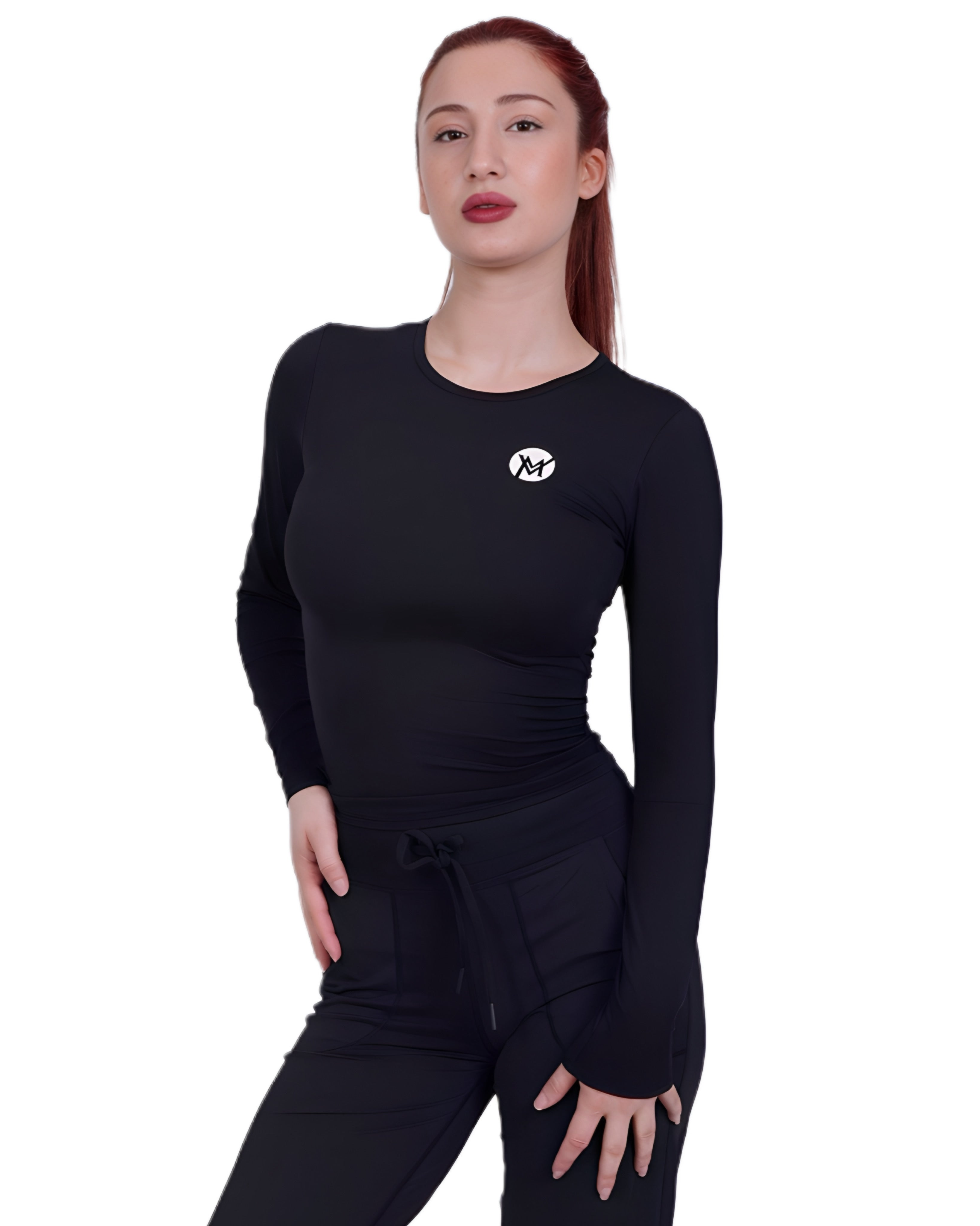 Flow Soul Activewear Top & Pants – Black | Seamless Luxury for Yoga, Fitness & Everyday Athleisure