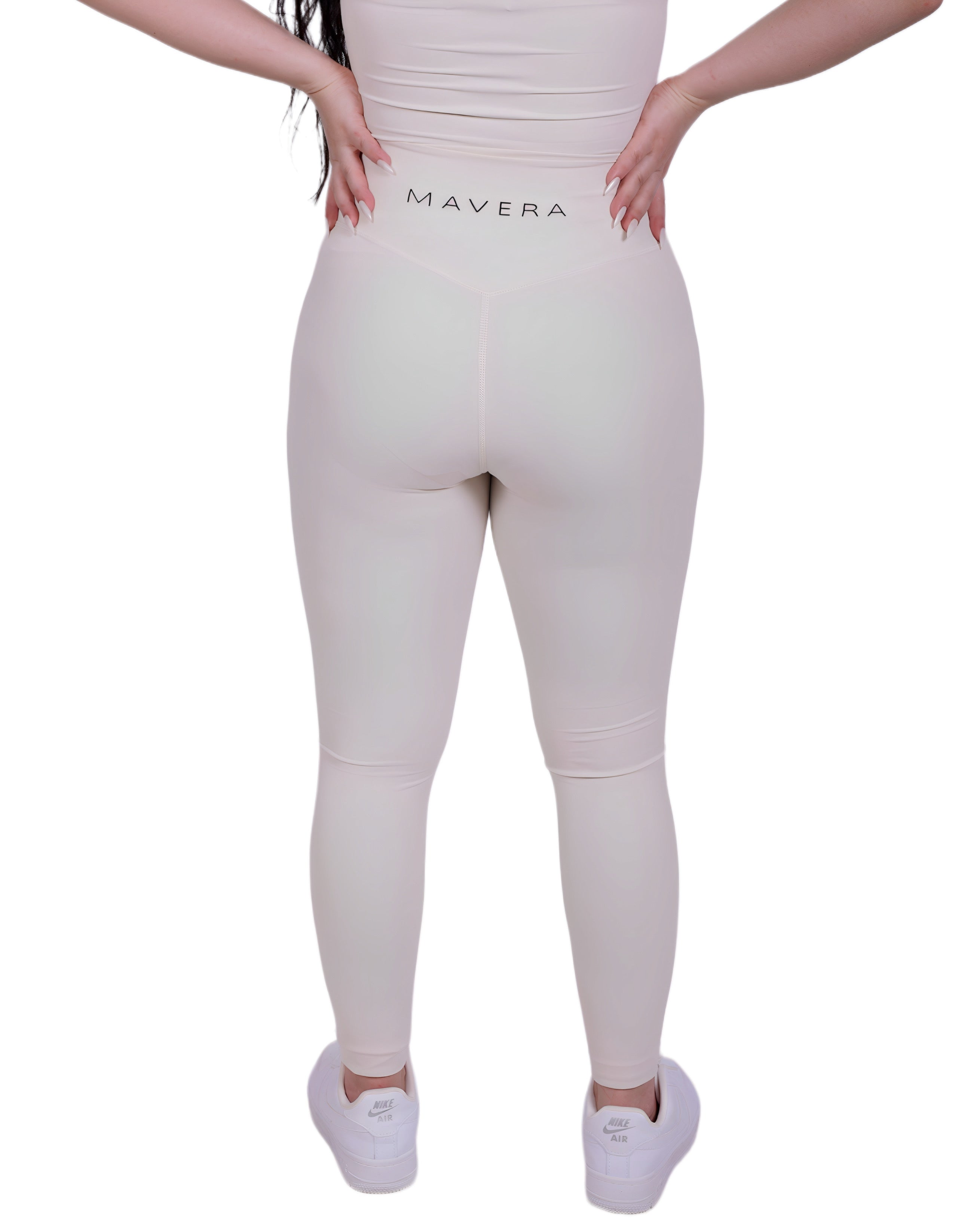 Second Skin™ Leggings Ivory – Figure-hugging & flexible
