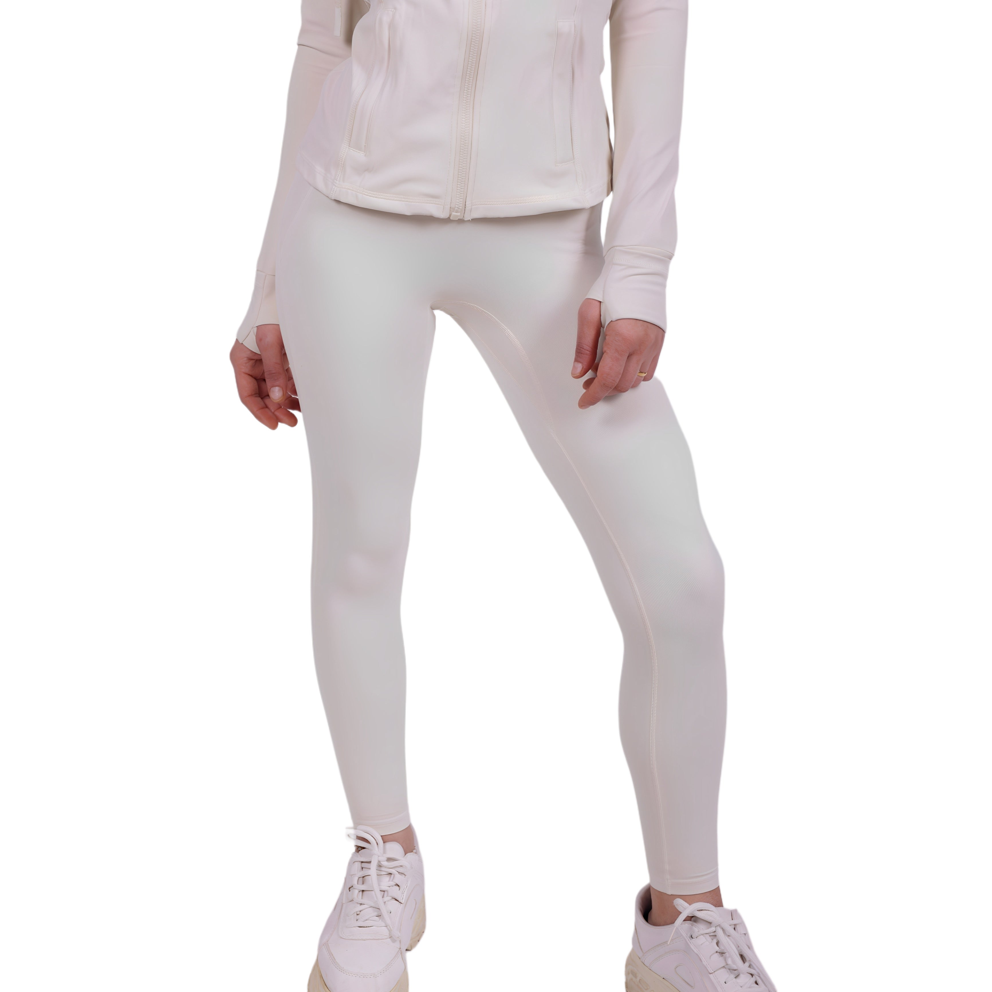 Sharp Fit™ Leggings Ivory – Figure-hugging & flexible
