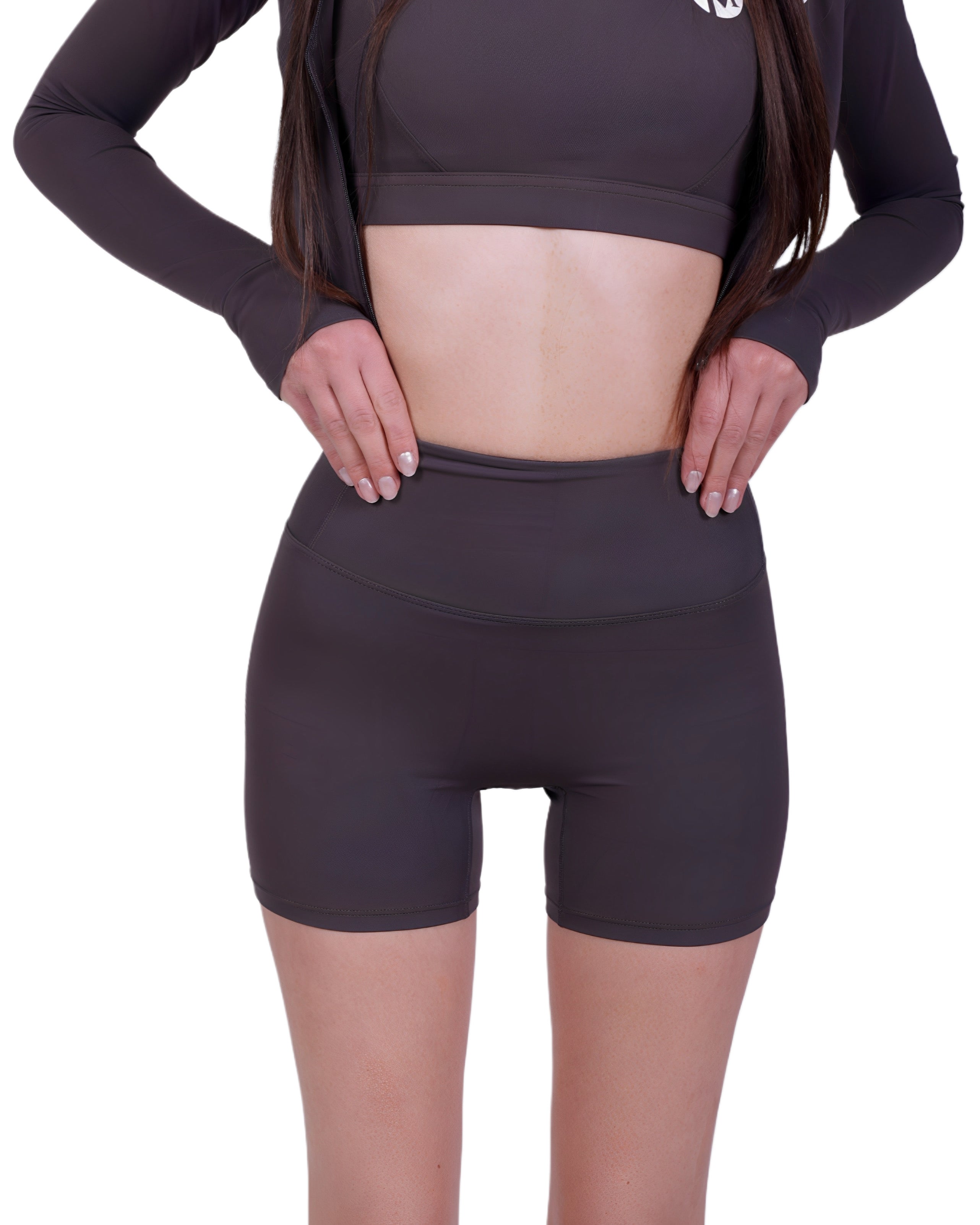 Zip Into Motion™ Shorts Grey – Freedom of movement & comfort