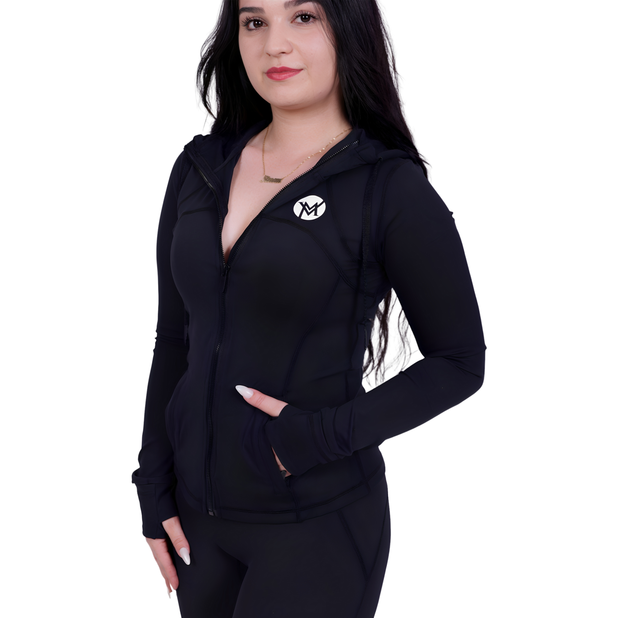 Sharp Fit™ Sports Jacket Black – Lightweight & Breathable