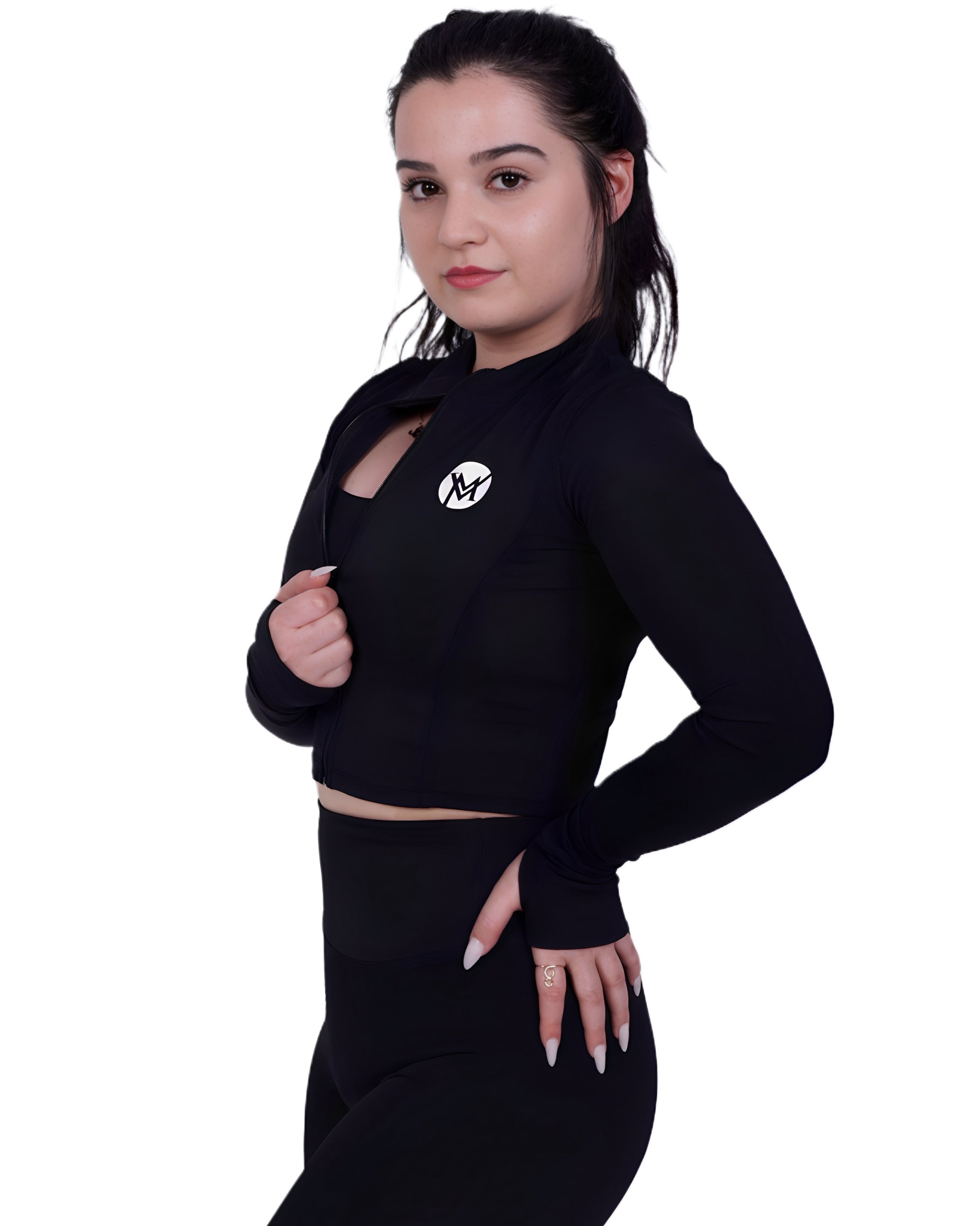 Zip Into Motion™ Sports Jacket Black – Lightweight & Breathable