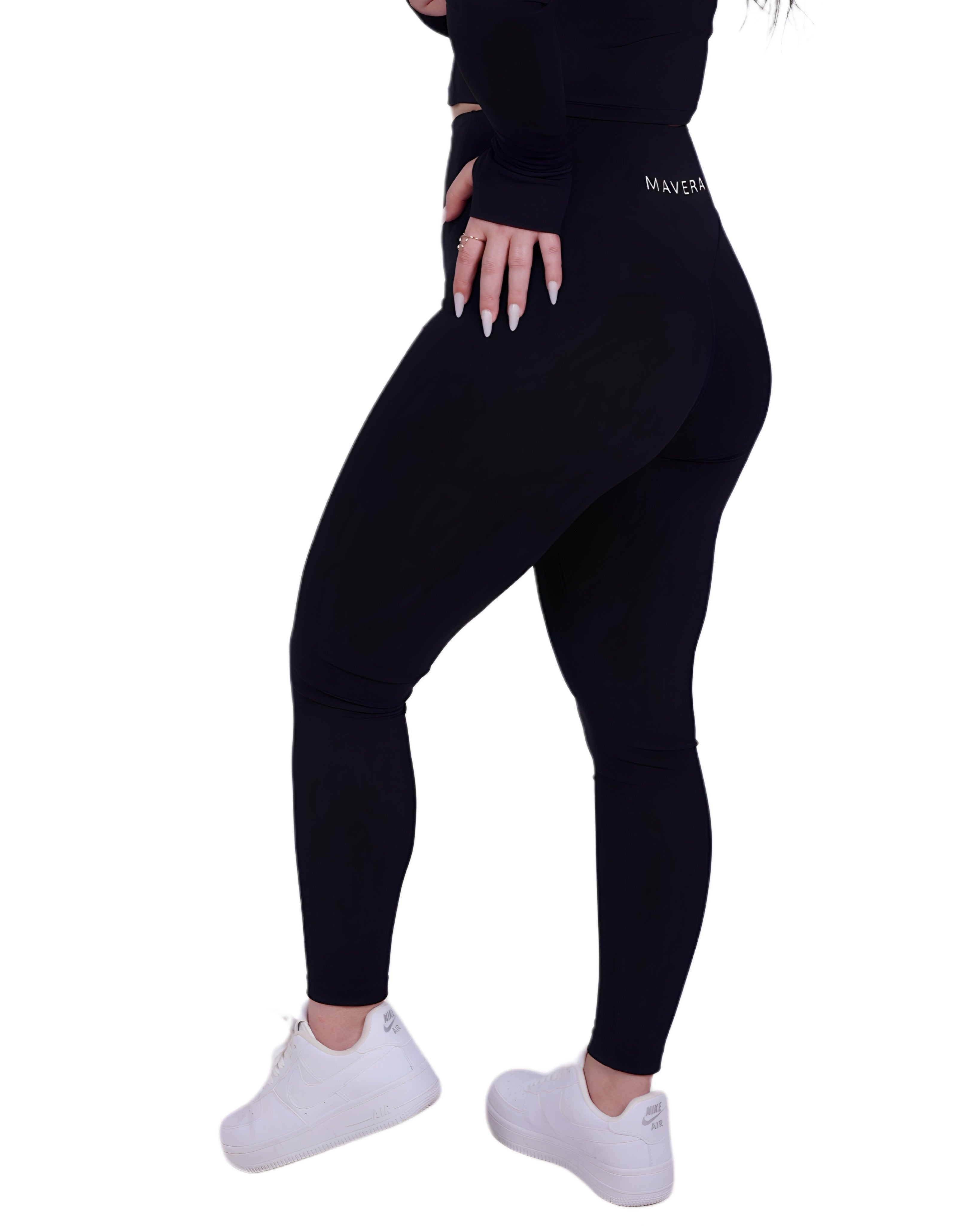 Zip Into Motion™ Leggings Black – Figure-hugging &amp; flexible