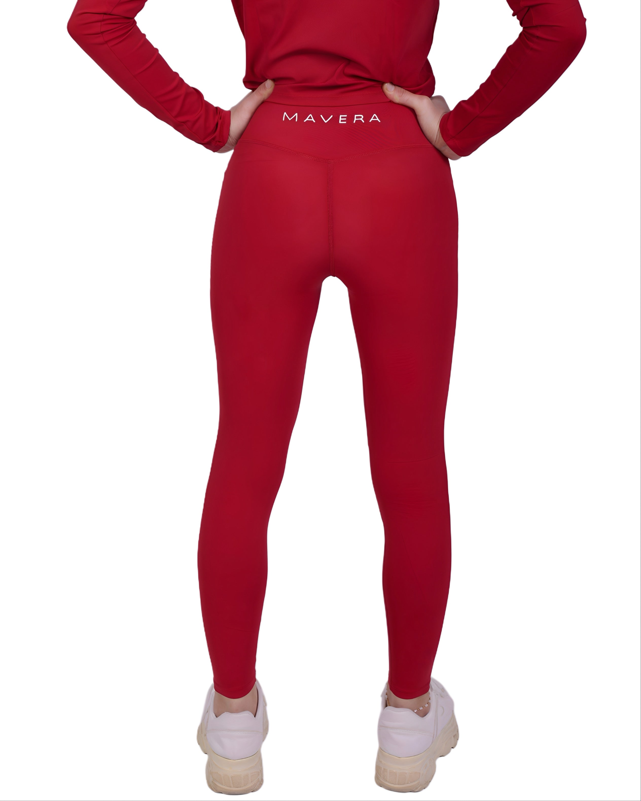 Second Skin™ Leggings Red – Figure-hugging &amp; flexible
