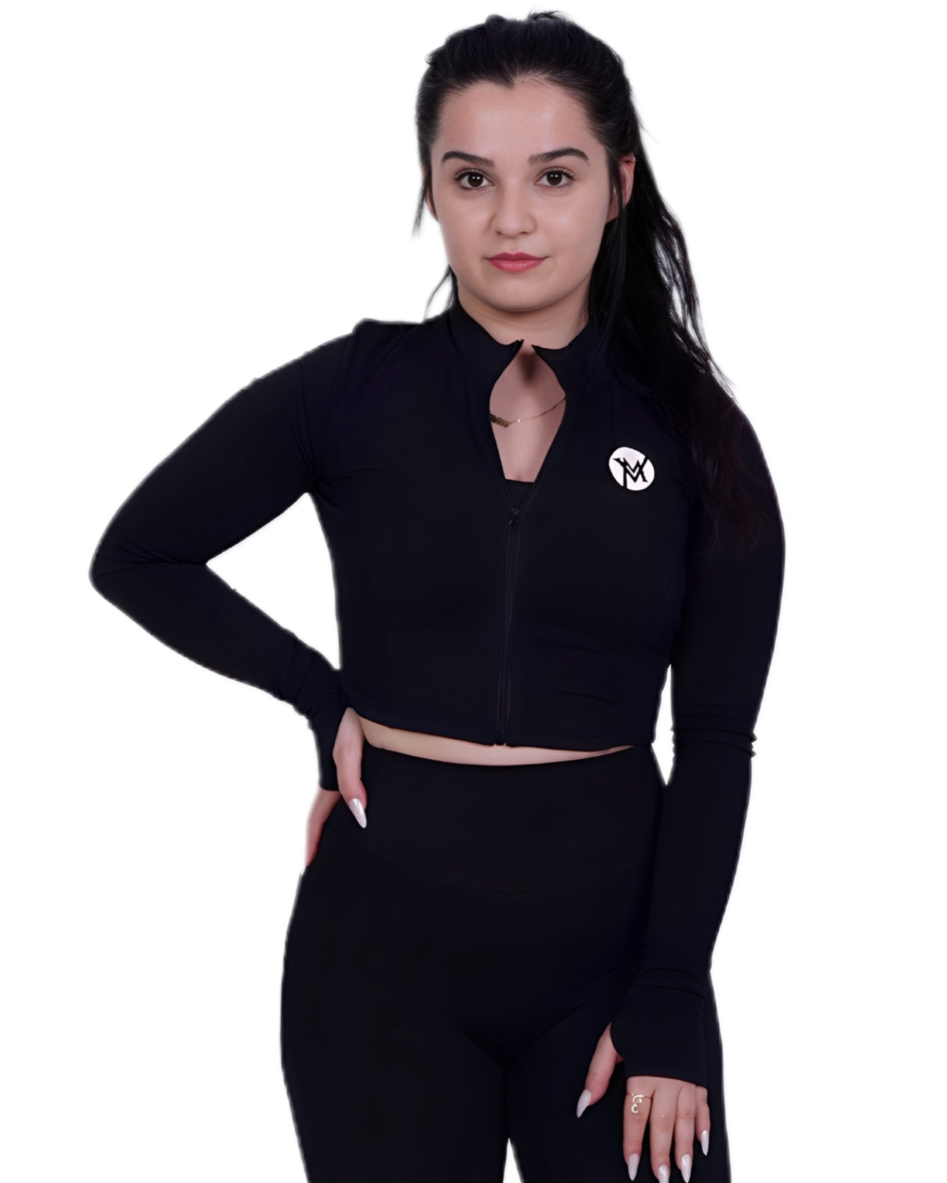 Zip Into Motion™ Sports Jacket Black – Lightweight &amp; Breathable