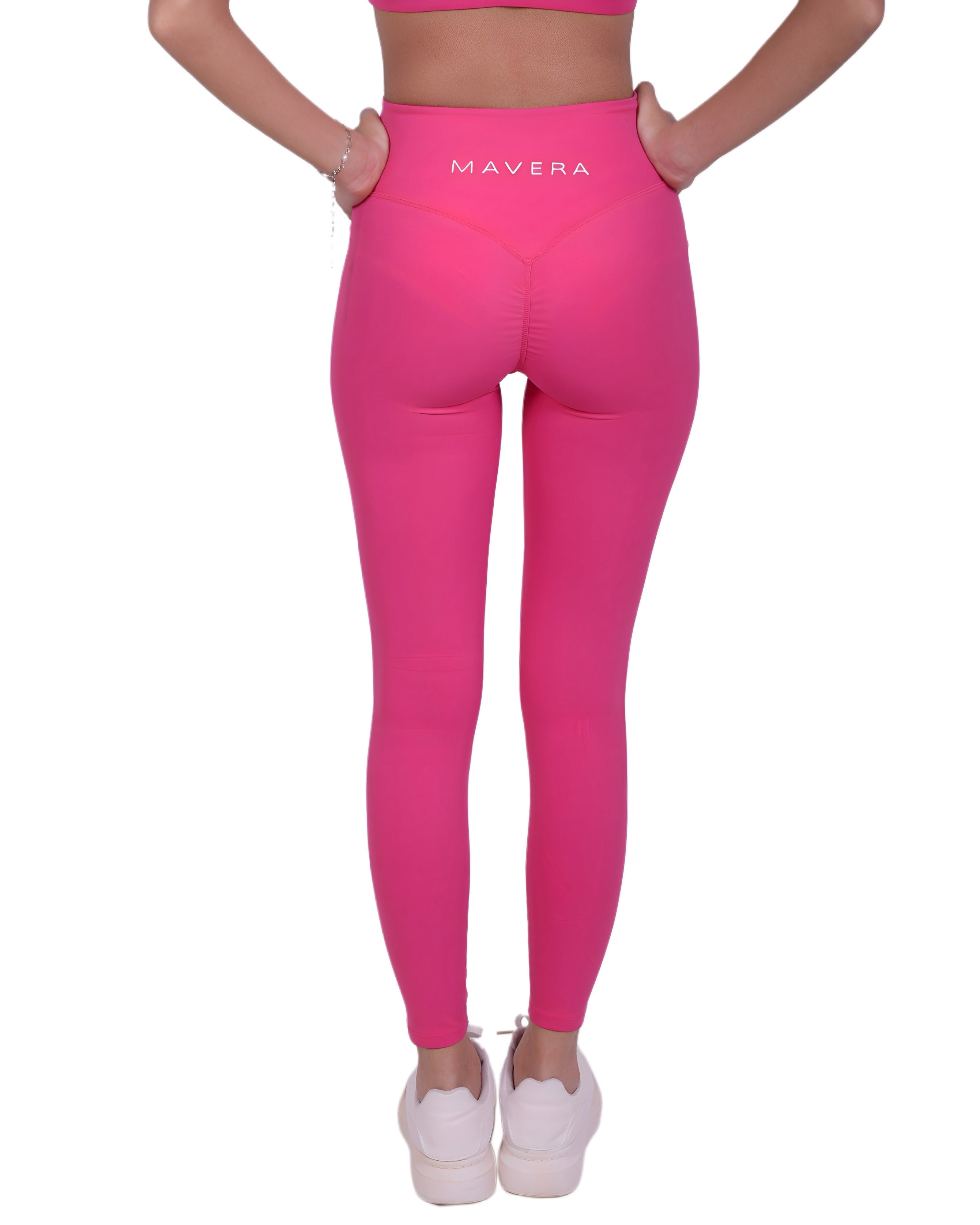 Zip Into Motion™ Leggings HotPink – Figure-hugging &amp; flexible