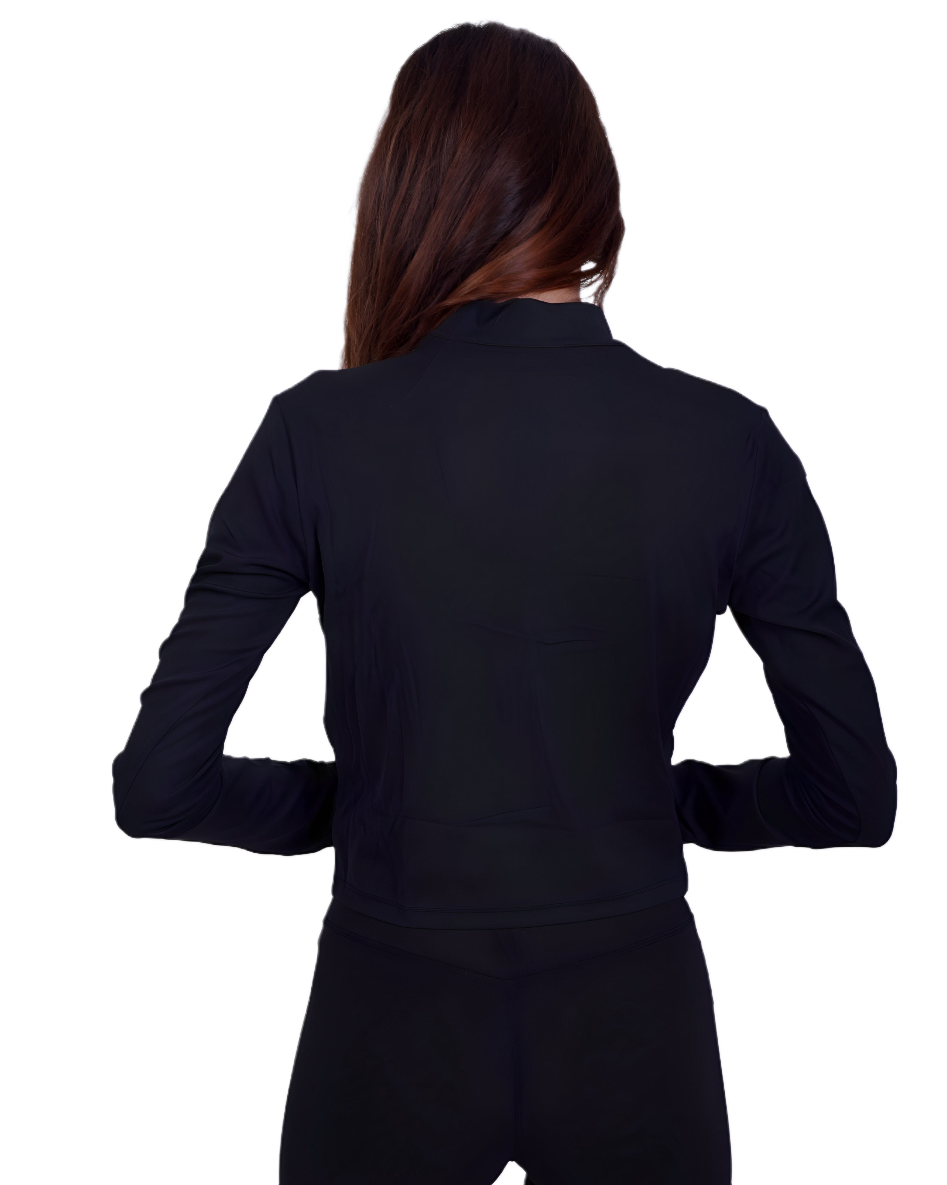 Second Skin™ Sports Jacket Black – Figure-shaping &amp; sweat-wicking