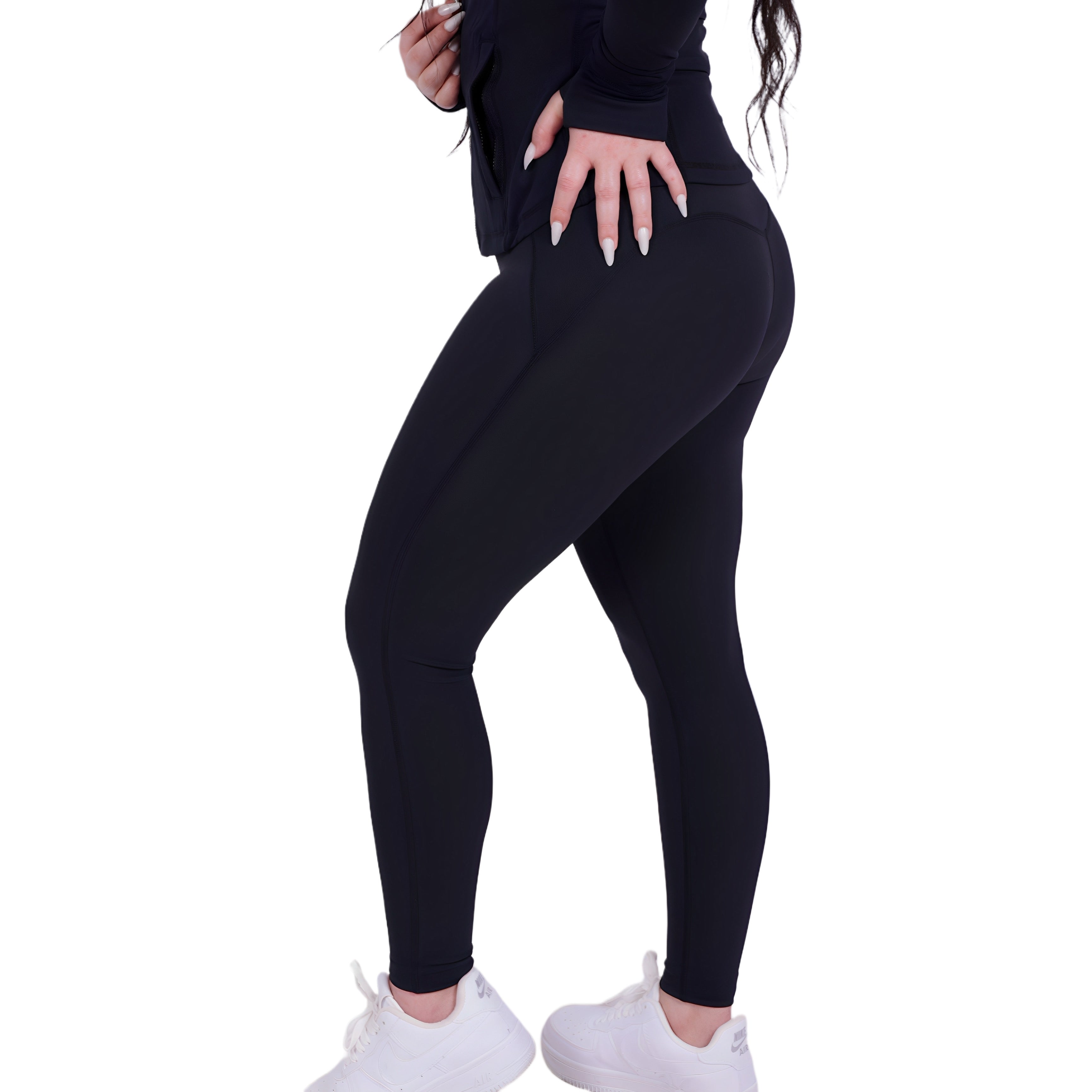 Sharp Fit™ Leggings Black – Figure-hugging &amp; flexible