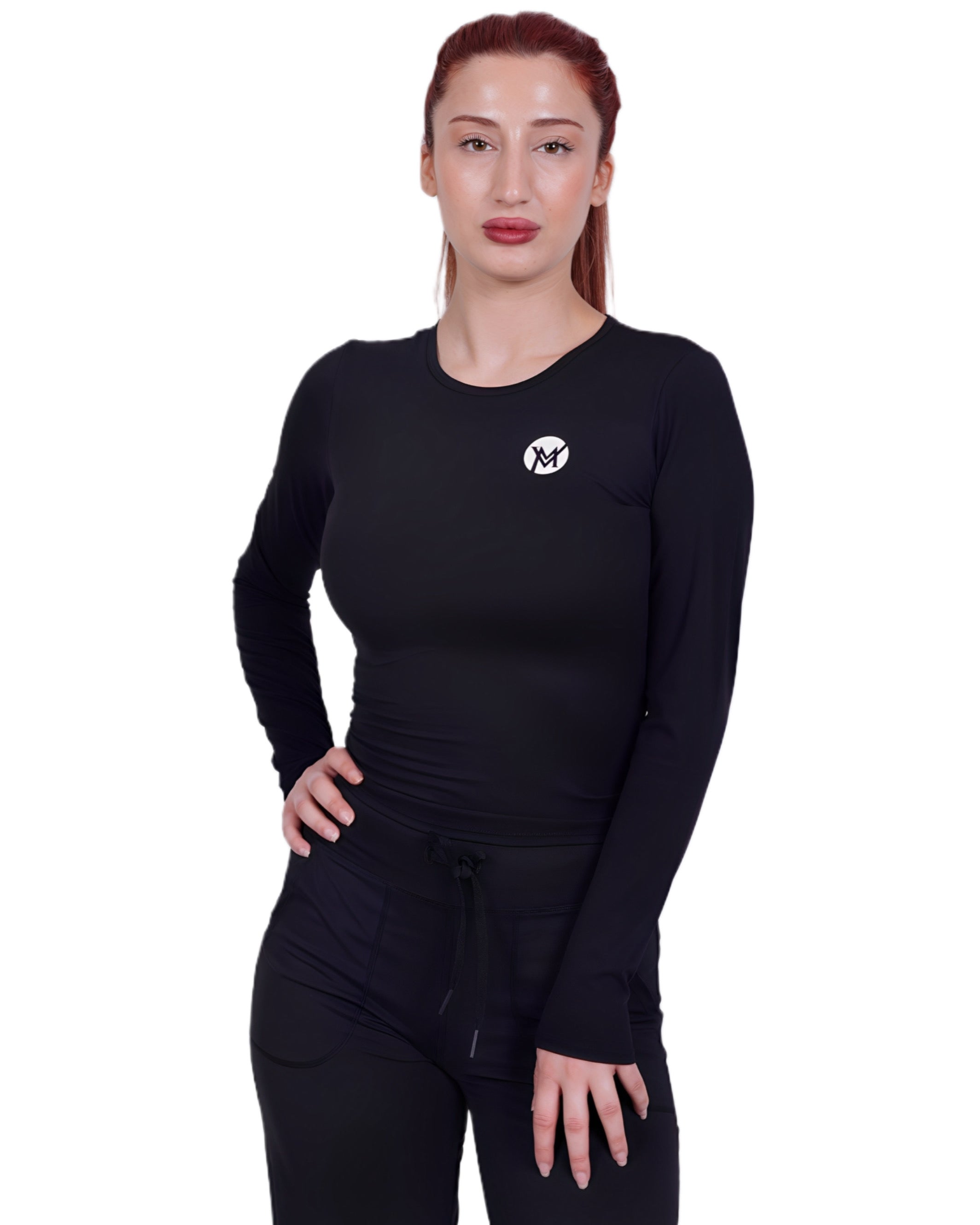 Flow Soul Activewear Top &amp; Pants – Black | Seamless Luxury for Yoga, Fitness &amp; Everyday Athleisure