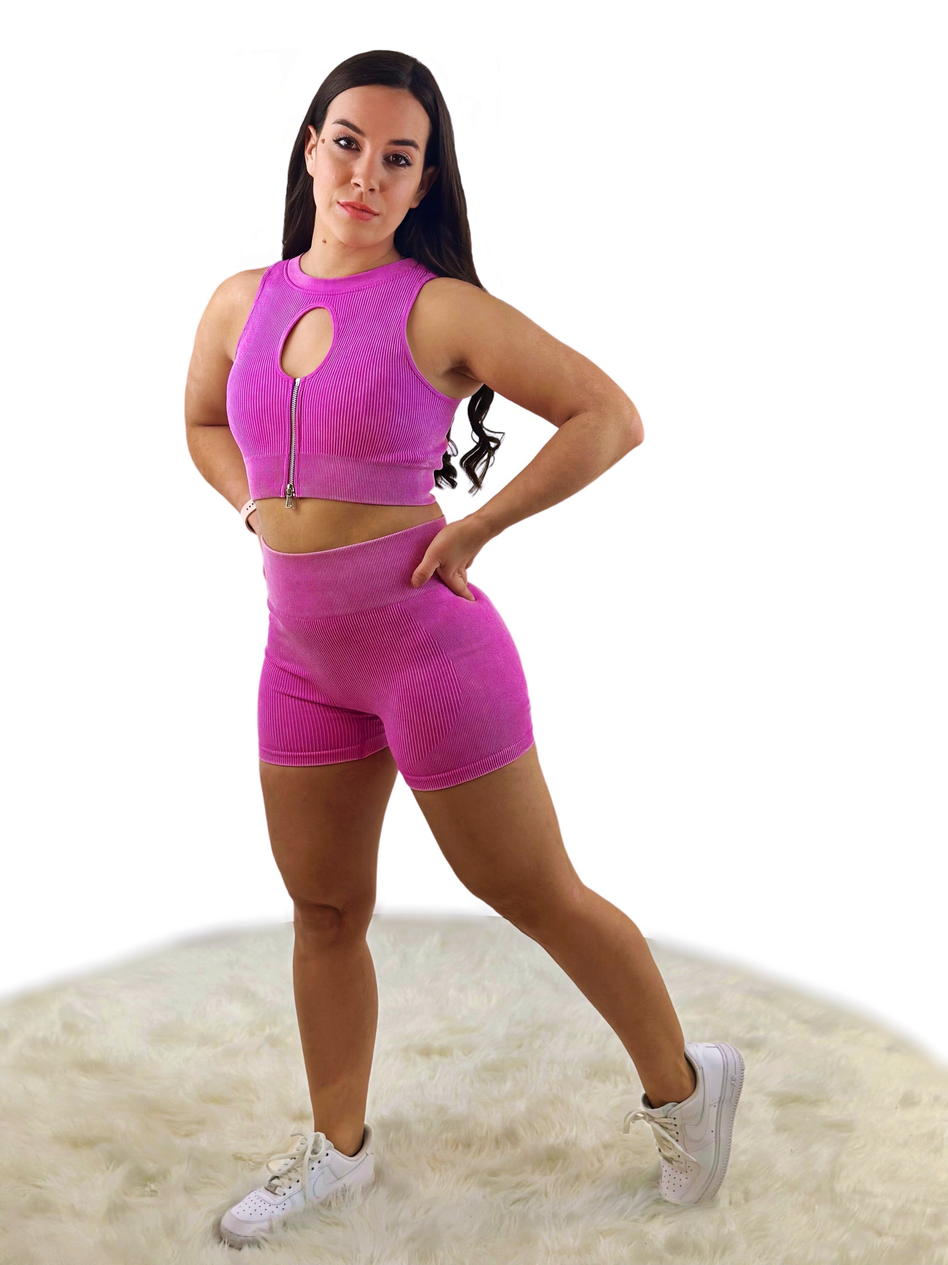 Eminence Activewear Top – Pink | Seamless, Breathable &amp; Quick-Dry for Women | Sustainable Athleisure for Yoga &amp; Fitness