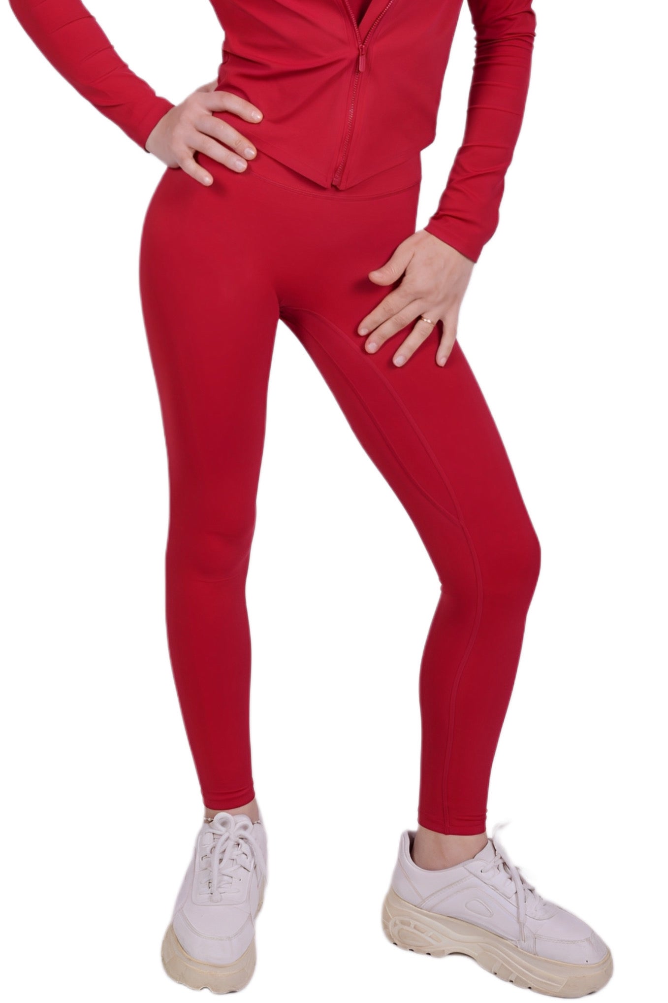 Second Skin™ Leggings Red – Figure-hugging &amp; flexible