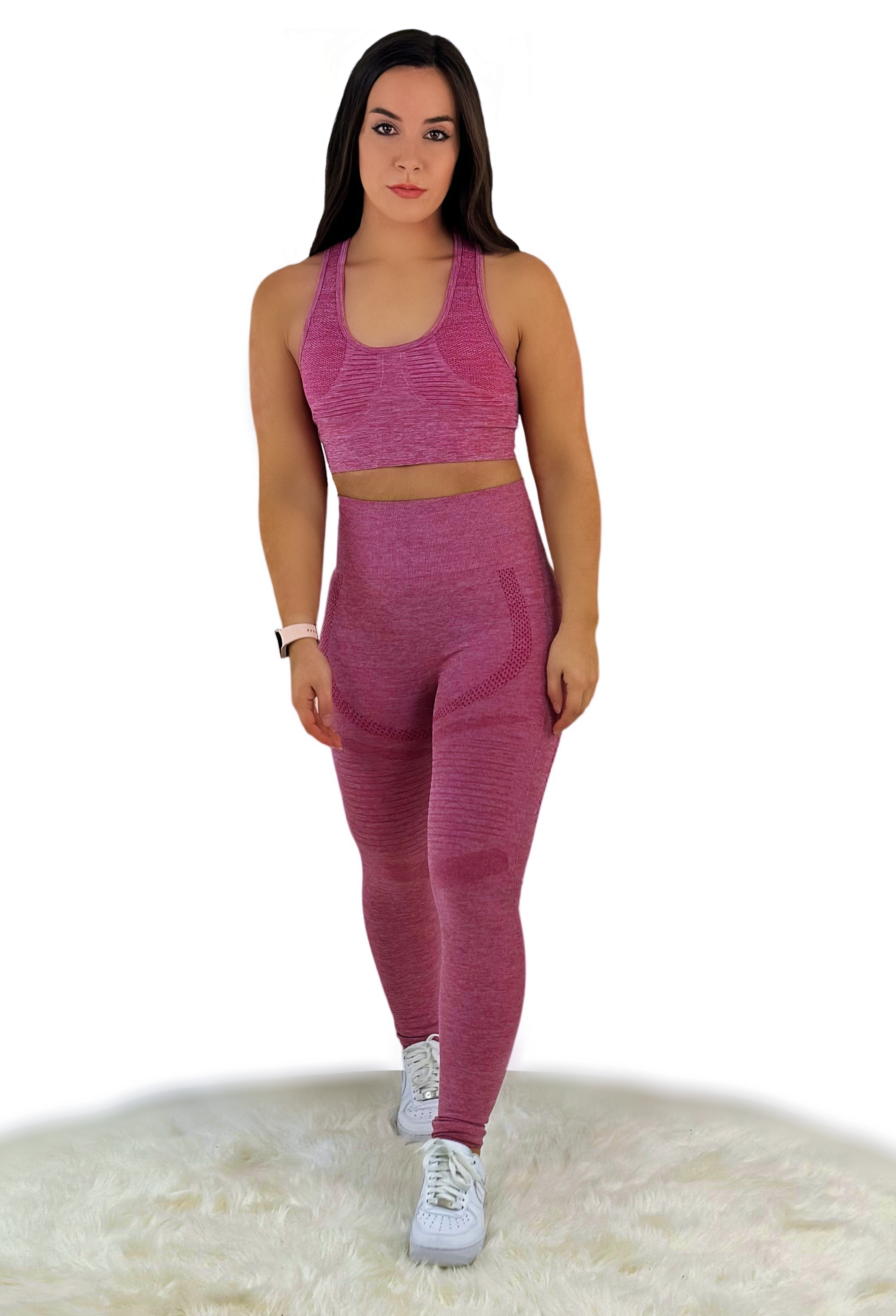 Fanatics Mesh Activewear Top – Wine Red | Seamless, Breathable, Sculpting for Confident Performance &amp; Style