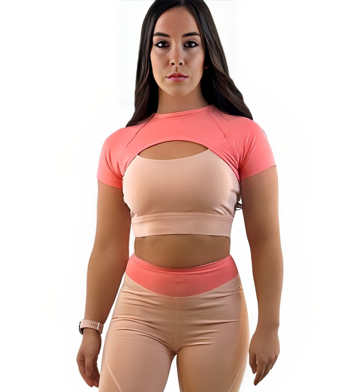 Rara Avis Activewear Top – Pink | Seamless, Breathable &amp; Sculpting for Yoga, Fitness &amp; Everyday Athleisure