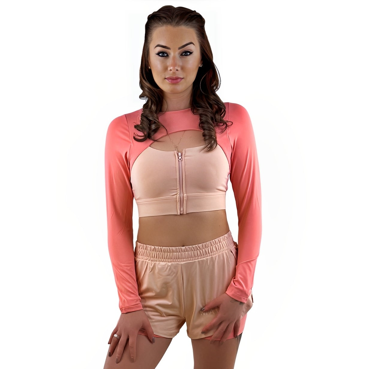 Rara Gear Activewear Top – Pink | Breathable, Seamless &amp; Supportive for Training, Running &amp; Athleisure