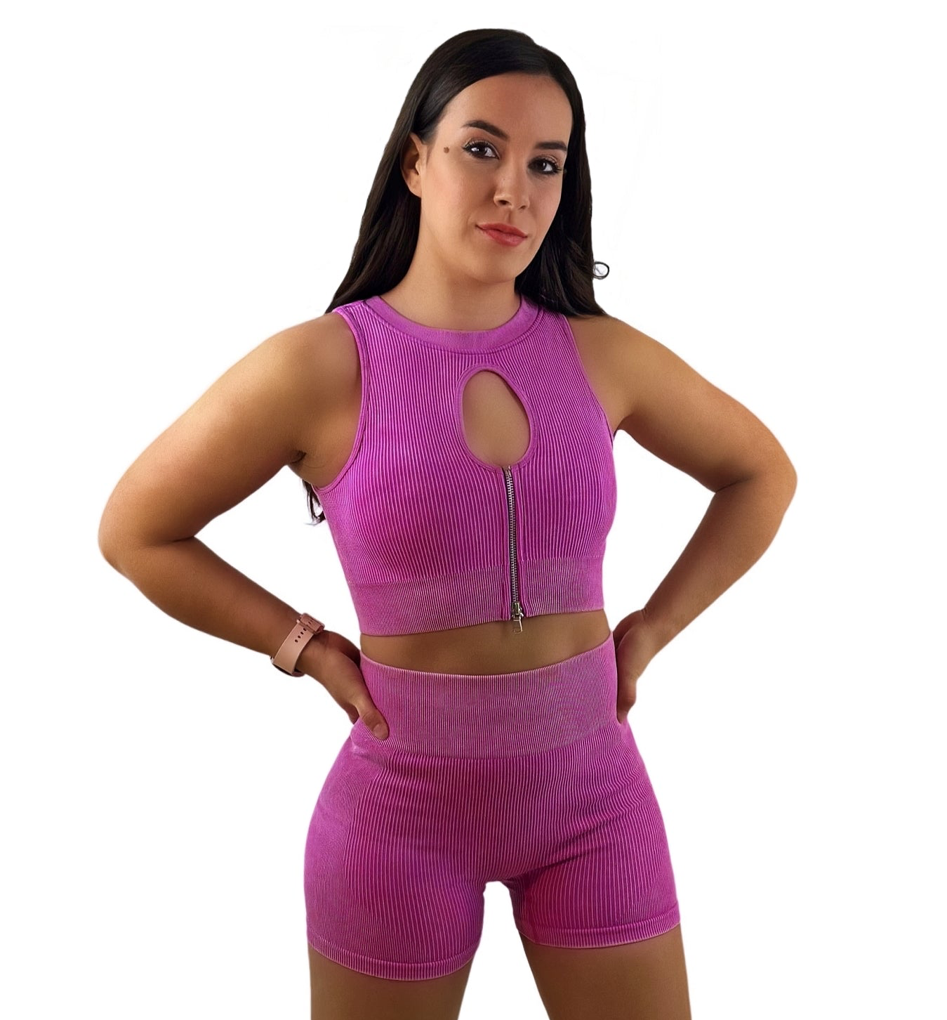 Eminence Activewear Top – Pink | Seamless, Breathable &amp; Quick-Dry for Women | Sustainable Athleisure for Yoga &amp; Fitness