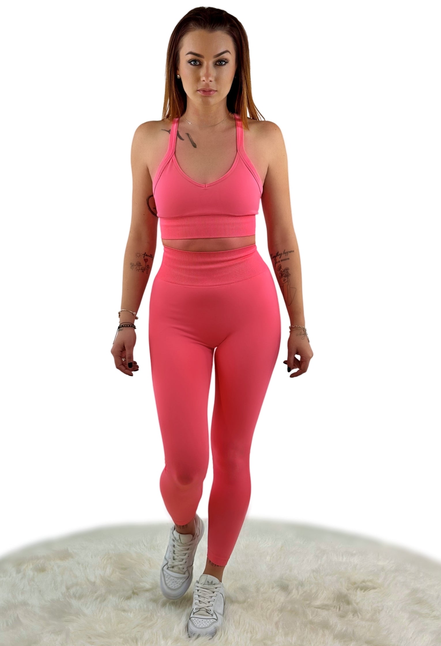 Crushed Legging - Pink - Flexibel & Kraftvoller Stil