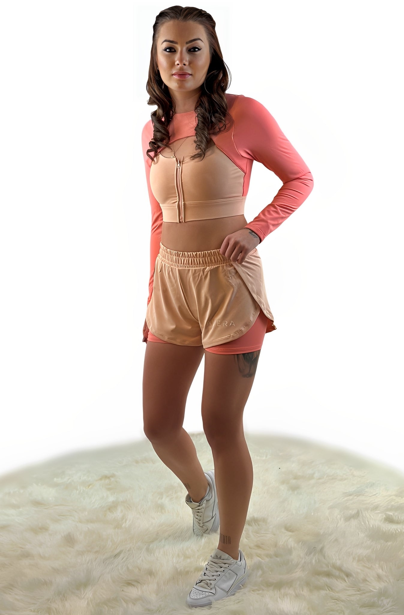 Rara Gear Double Layer Short – Pink | Lightweight, Breathable &amp; Supportive Active Shorts for Running, Training &amp; Athleisure