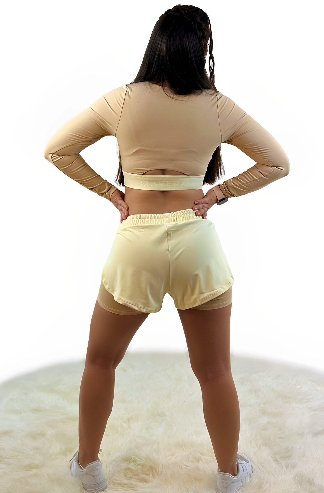 Rara Gear Langarm Top - Khaki - Funktional, figurbetont & maximal flexibel.