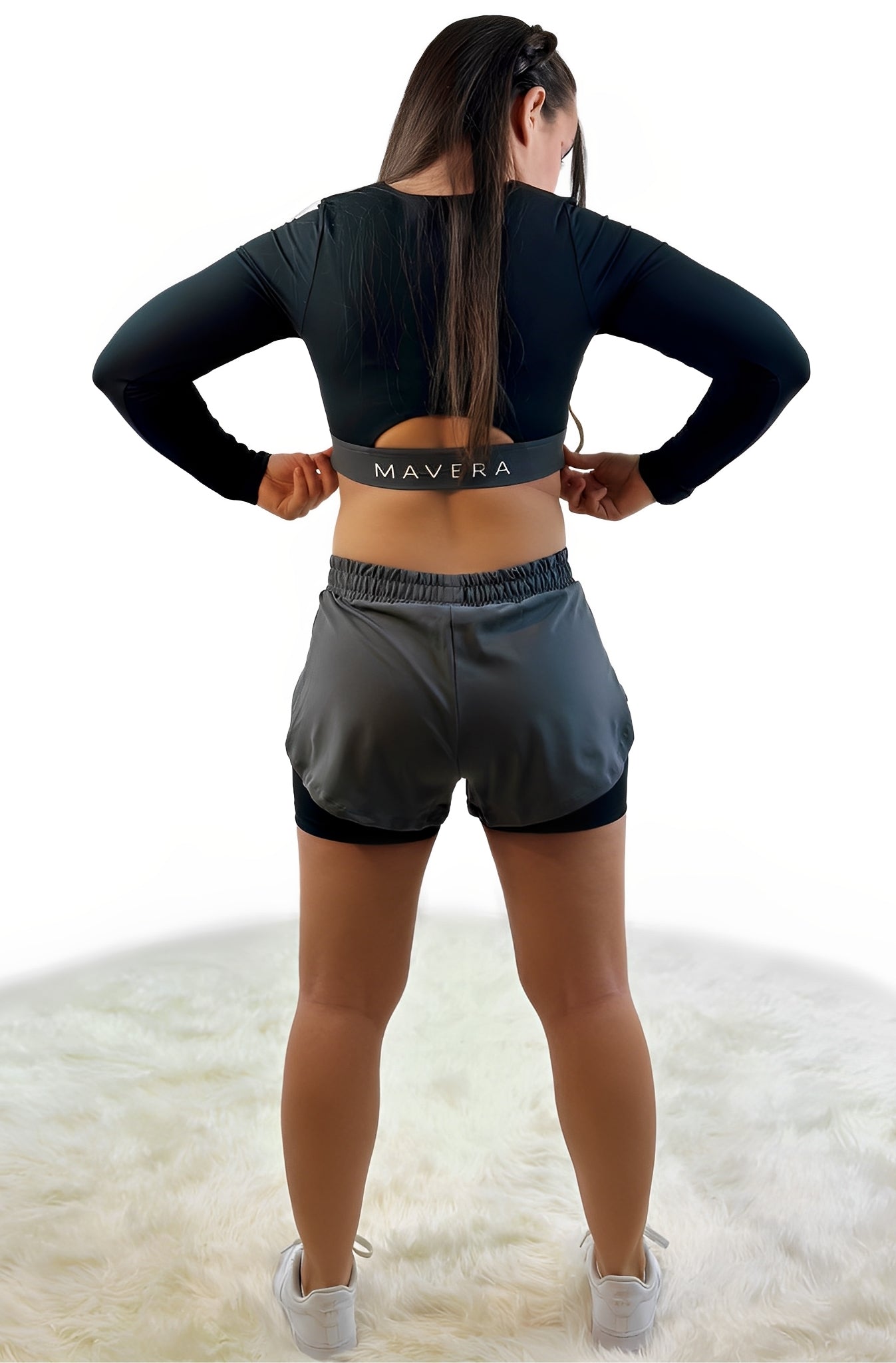 Rara Gear Short – Black Gray - Funktional, figurbetont & maximal flexibel.