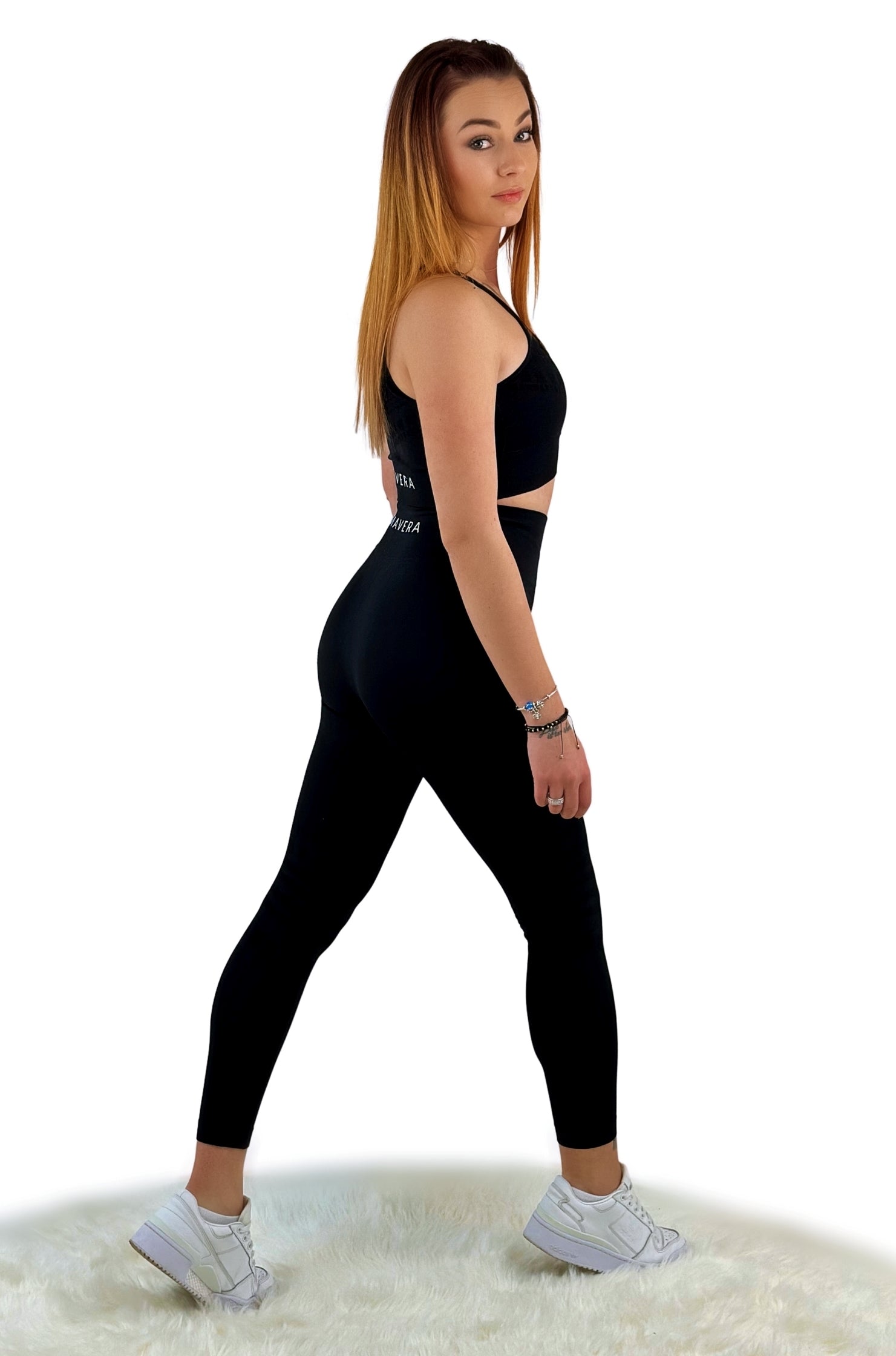Vice Sport Leggings – Jet Black | Seamless, sculpting activewear for bold performance and everyday style