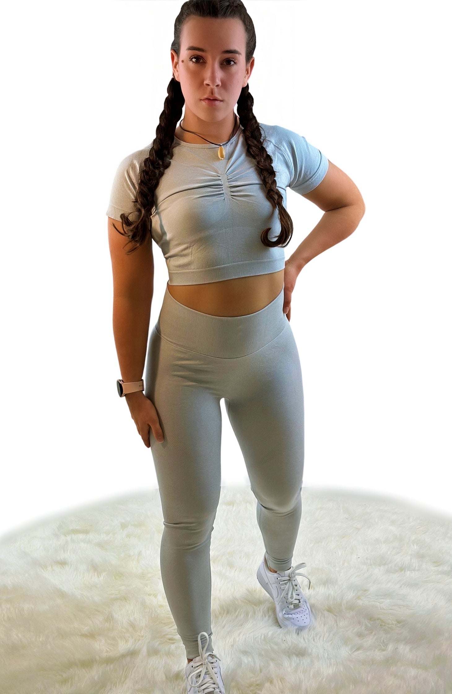 Borealis Legging - Light Grey - Hochwertiges Freizeit und Sportbekleidung für tägliche Bewegung