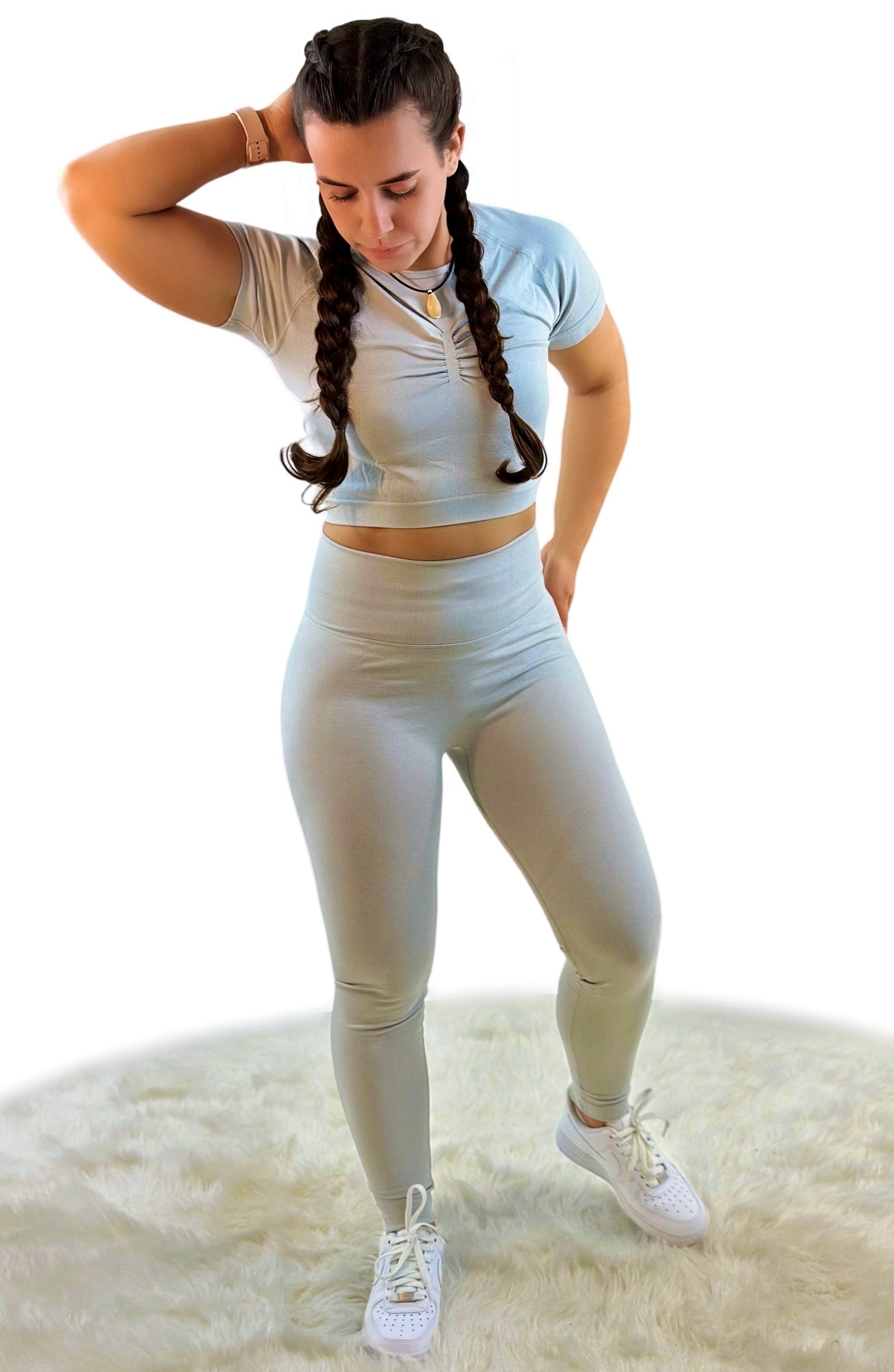 Borealis Legging - Light Grey - Hochwertiges Freizeit und Sportbekleidung für tägliche Bewegung