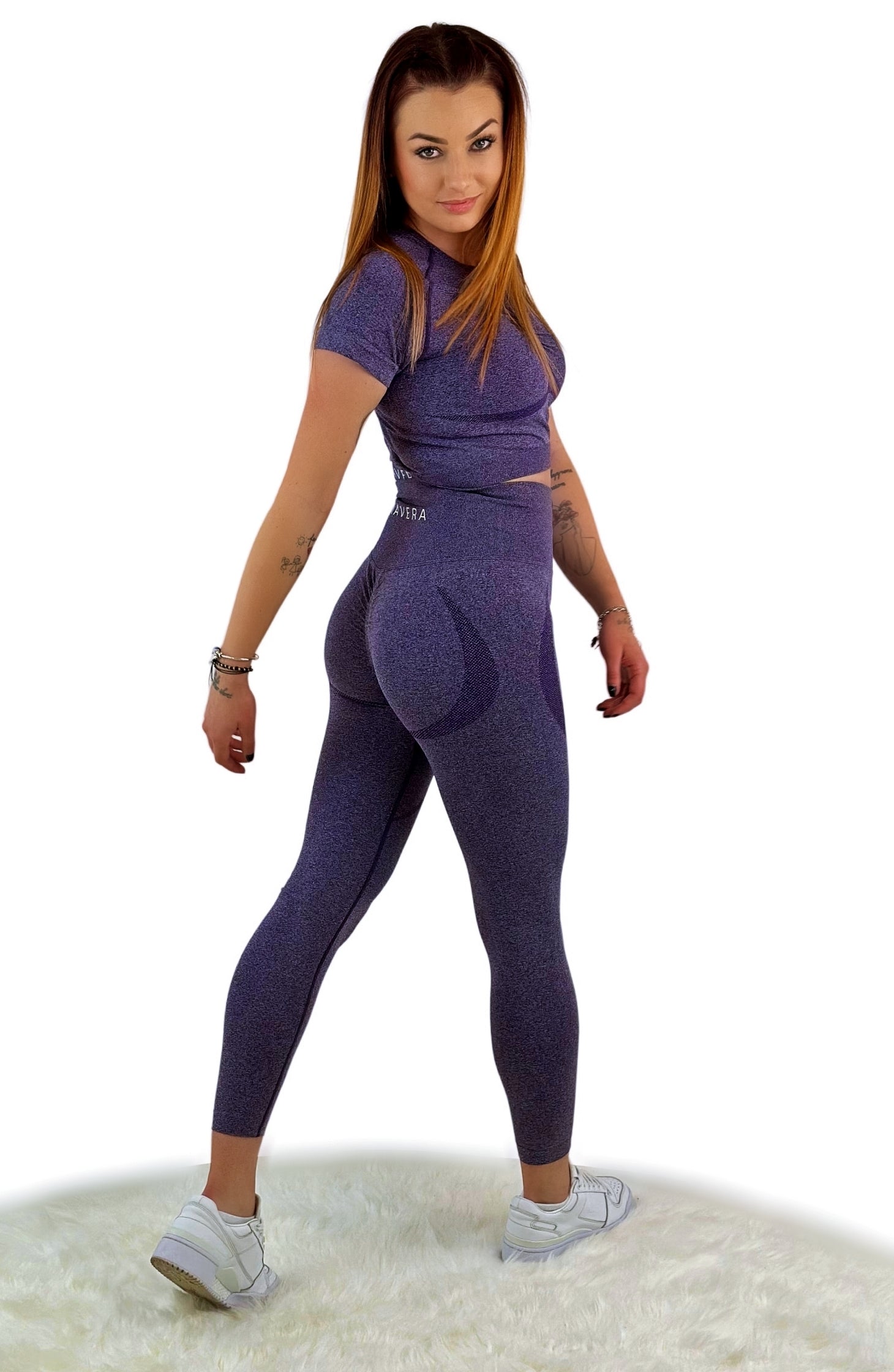 Borealis Legging - Purple - Hochwertiges Freizeit und Sportbekleidung für tägliche Bewegung