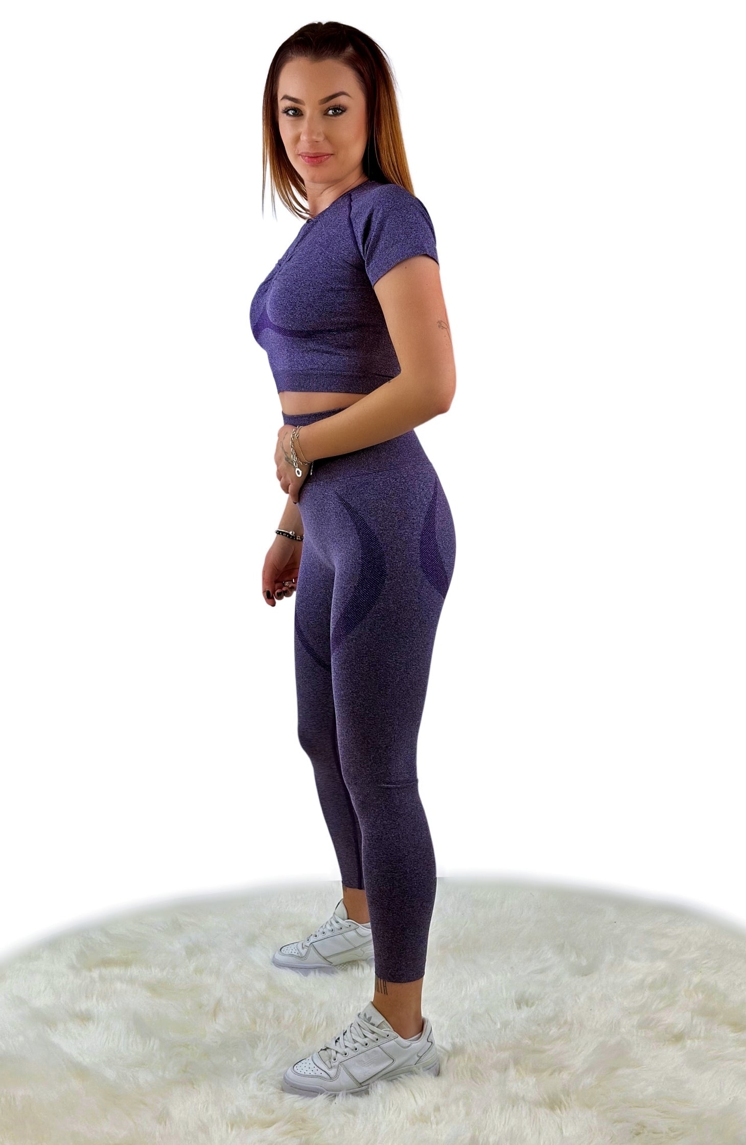 Borealis Legging - Purple - Hochwertiges Freizeit und Sportbekleidung für tägliche Bewegung