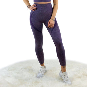 Borealis Skinny Slim Legging – Purple Power | Luxe 4-Way Stretch Athleisure for Yoga & Fitness