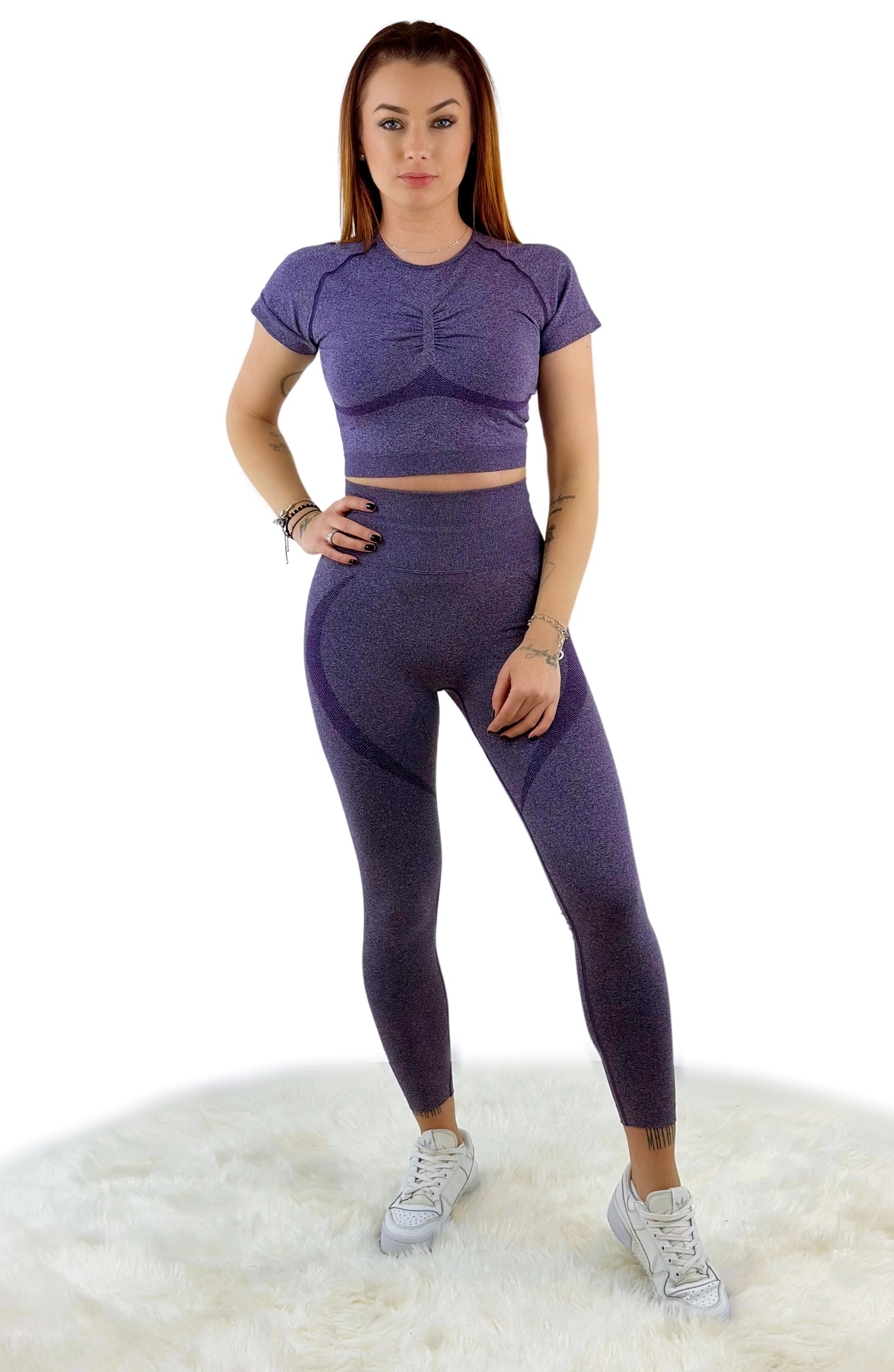 Borealis Legging - Purple - Hochwertiges Freizeit und Sportbekleidung für tägliche Bewegung