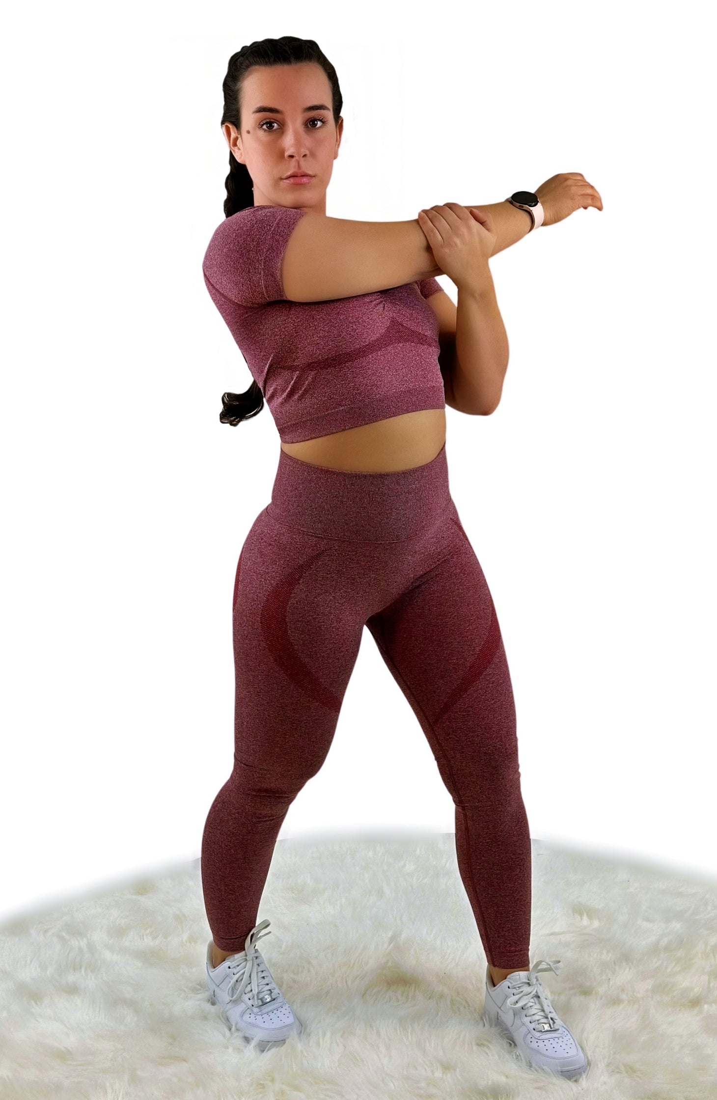 Borealis Legging - Wine Red -  Hochwertiges Freizeit und Sportbekleidung für tägliche Bewegung